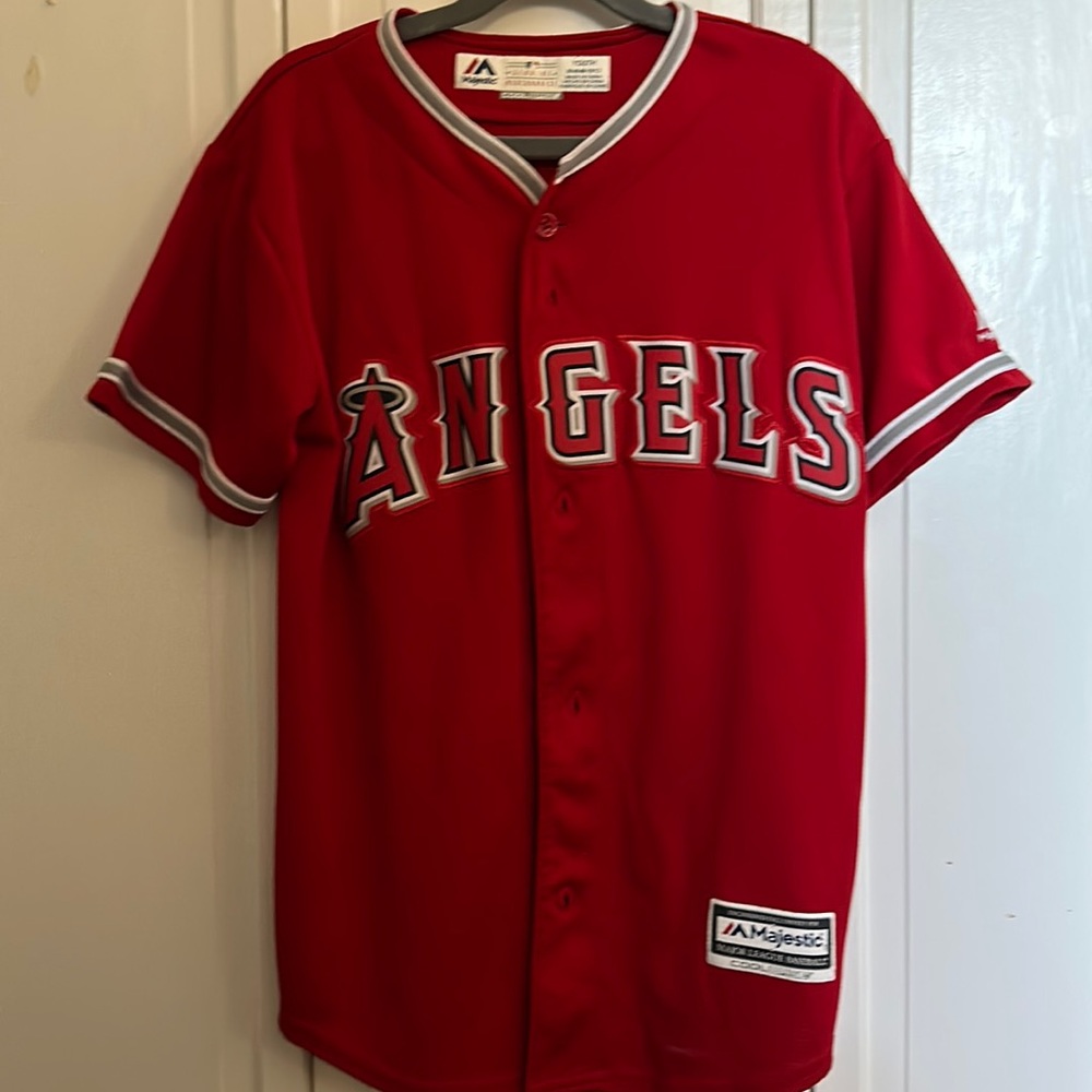 Like New! Majestic MLB Mike Trout Angels Jersey